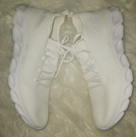 Men White breathable sneakers - Picture 7 of 15